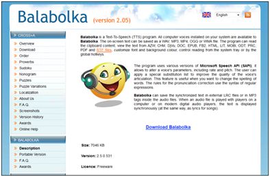 Download Voices For Balabolka